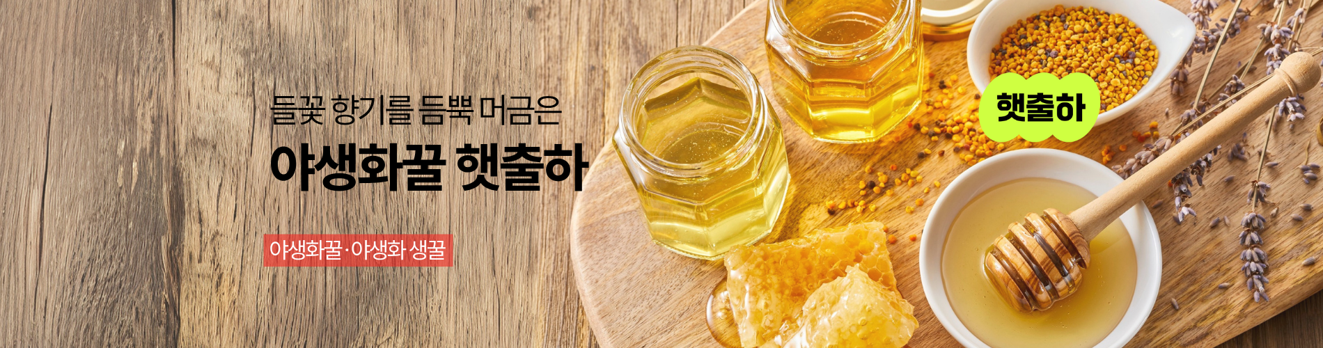 야생화꿀 햇출하